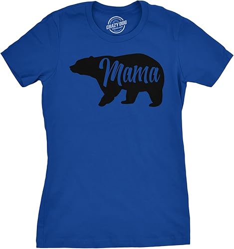 Camiseta para mujer con diseño de oso mamá, camiseta divertida para la mejor mamá, Día de las Madres