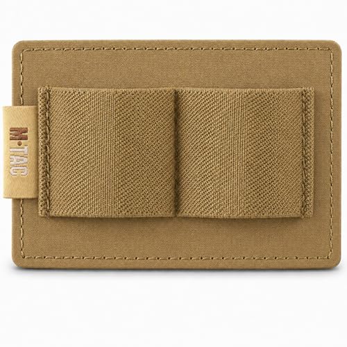 EDC Pouch - Backpack Organizer Insert - Tactical Pouch for Gear - Tactical Bag Insert with Hook Backing - Modular Backpack Organizer for Everyday Carry (Coyote 2 Pockets)