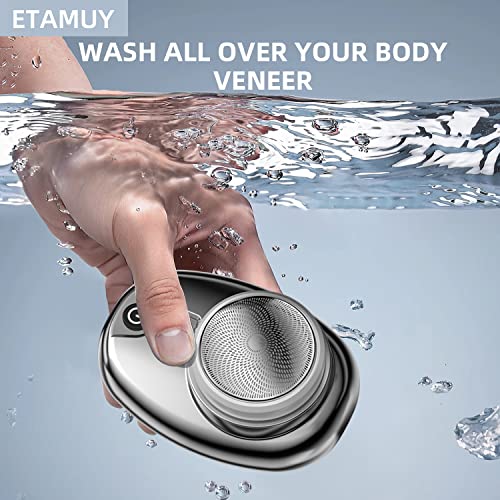 Mini Electric Razor For Men,Mini Shaver Portable Electric Waterproof Shaver,Pocket Portable Electric Shaver, Men's Foil Shavers Usb Rechargeable Shaver (Gradual Black) #TOP3