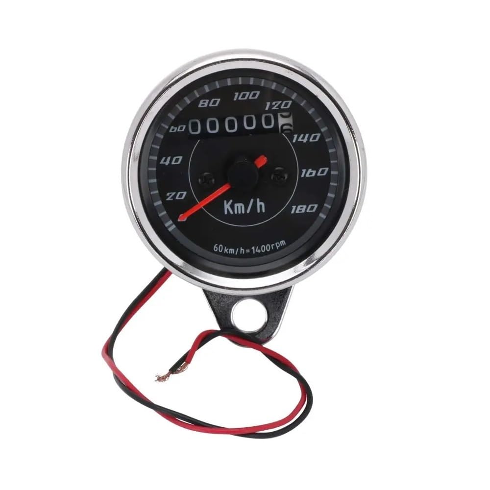 Contagiri contachilometri Contachilometri Universale Per Motocicletta Con Retroilluminazione A LED, Indicatore A Doppio Cerchio, Luce Notturna, Per ATV CG125 Virago 535 YBR125