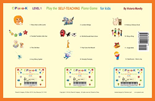 Play the Self-Teaching Piano Game for Kids. Level 1. Piano-K.