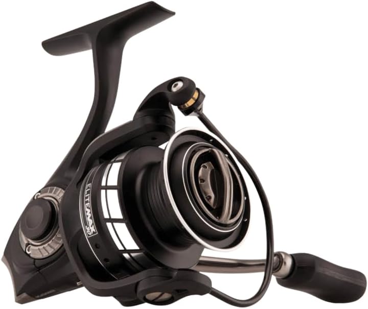 Abu Garcia Elite Max Spinning Reel, Right/Left Handle Position, Hybrid Front Drag for Smooth Operation, Saltwater or Freshwater Fishing Reel