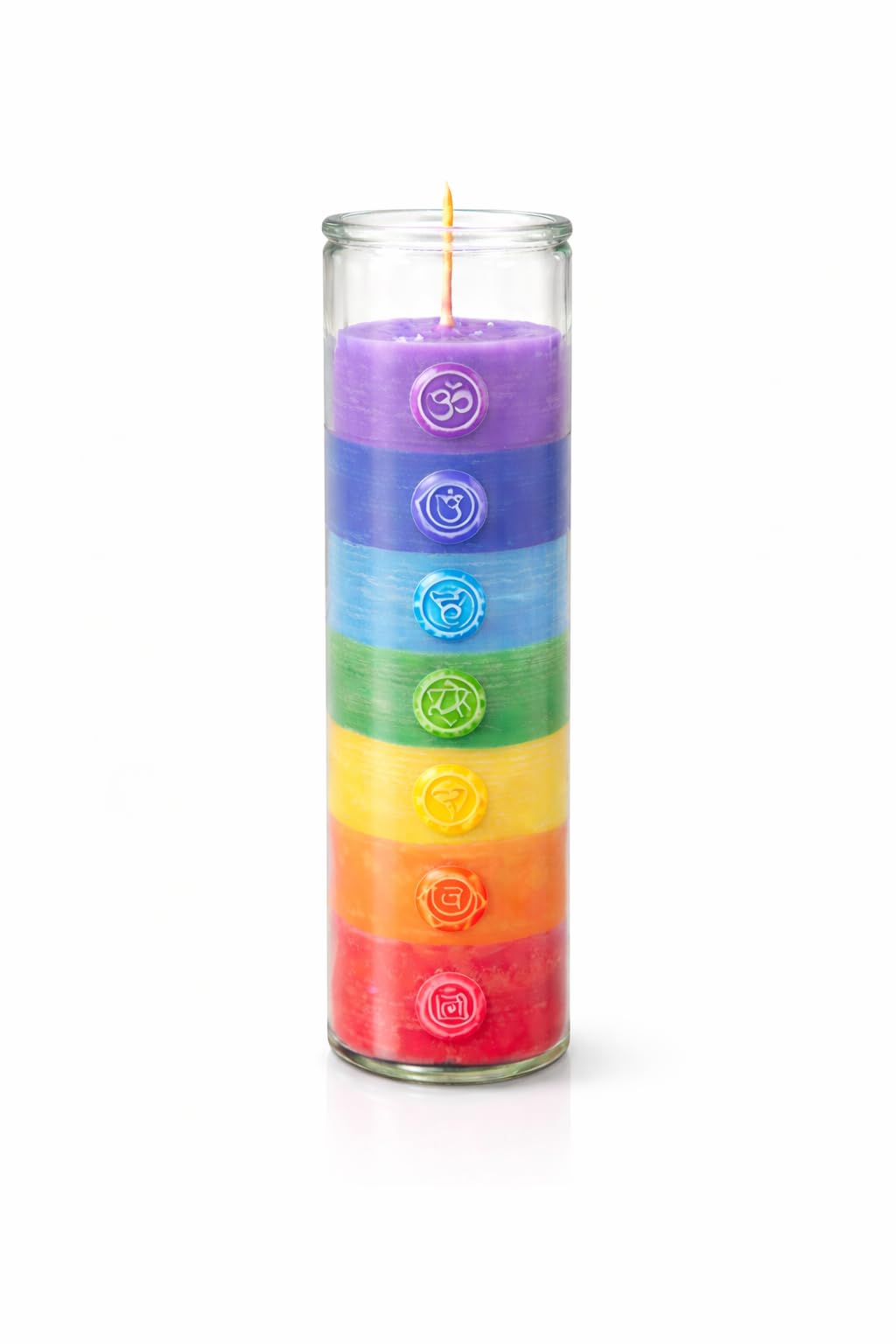 7 Chakra Healing Glass Jar Candle, 55 Hours Long Burning, for Meditation, Spiritual Energy, Yoga, Home Decor, Positive Vibes-image-42