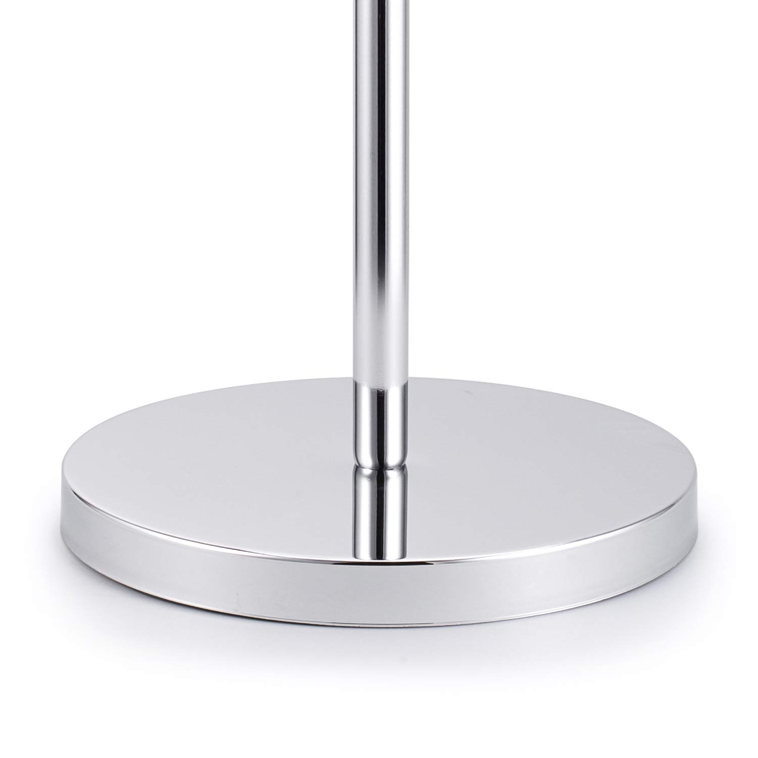 Doppelseitige Vergrößerungskunstspiegel große 6,7-Zoll-Eitelkeit drehende kosmetische Dressing-Tabletop-Spiegel-Ständer-Lupe-Spiegel (Color : 1x5x Chromium)