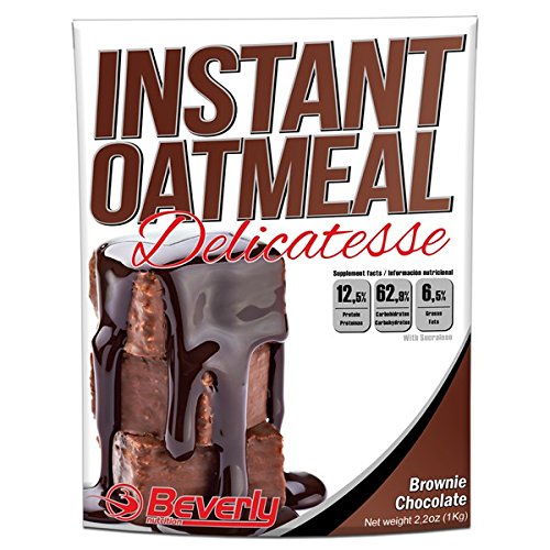 Beverly Instant Oatmal | Harina de avena | 1,5 kg | Sabor chocolate | Dietas altas en carbohidratos