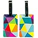 Shacke Luggage Tags with Genuine Leather Strap