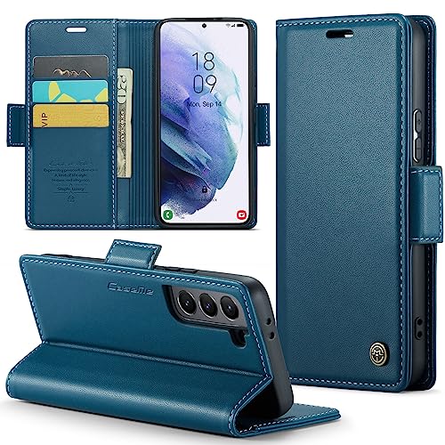 Protégez vos cartes du piratage avec l'étui cuir Samsung S21 5G