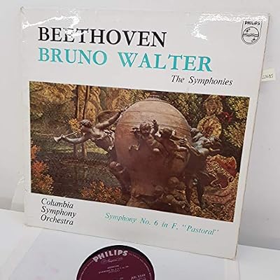 BEETHOVEN, COLUMBIA SYMPHONY ORCHESTRA, BRUNO WALTER - Symphony No.6 in F, Op.69, 'Pastoral', 12 inch LP, MONO. ABL.3349, red label with silver font - 1st press