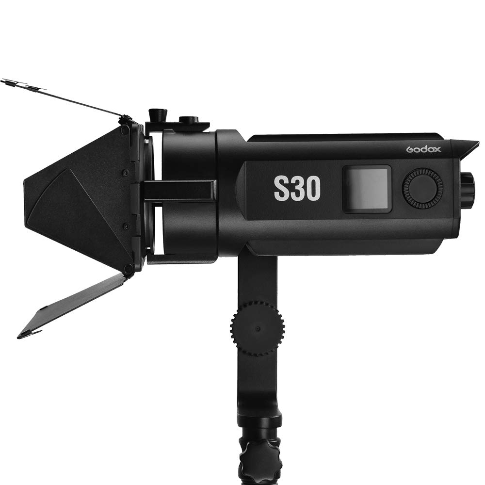 Amazon | Godox S30 スポットライト LED 撮影用ライト CRI&TLCI(96+)
