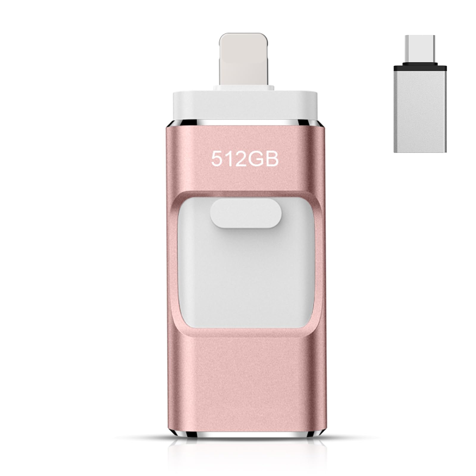 512GB Flash Drive, C USB Flash Drive Thumb Drive Photo Stick, USB Memory Stick for Photos Videos, Smart for iPhone, High Speed Jump Drive Compatible for iPhone/IPad/Android/PC