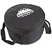 Sawtooth Dutch Oven Tote Bag for Camping 12" (3 Sizes Available) – Thick 600D Polyester, Comfortable Design Carry Straps & Velcro Handle – Foam Padding For Maximum Protection & Storage