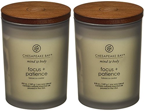 chesapeake bay sweet tobacco candle Chesapeake Bay Candle Scented Candles, Focus + Patience (Tobacco Cedar),  Medium (2-Pack) | Amazon price tracker / tracking, Amazon price history  charts, Amazon price watches, Amazon price drop alerts