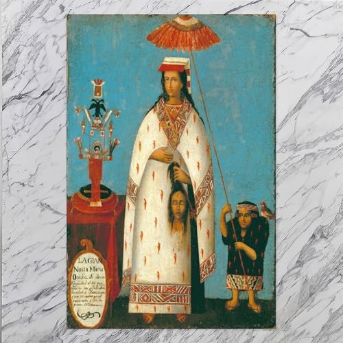 Impression sur toile de princesse inca : l'esprit mythique de la Gran Nusta chez vous