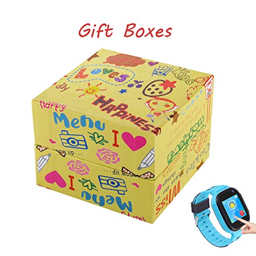 Beacon Pet Kids Smart Watches for Girls Boys with GPS Tracker SOS Call Alarm Clock Camera Touch Screen Sport Intelligent Smartwatch HD Spy Safety Phone Watch for Kid Birthday Gift (Blue) - Thumbnail 7