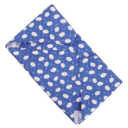 Alipis Japanese Fabric Wrap Handkerchief Square Blue Furoshiki Perfect for Wrapping Decorative Present Scrapbooking