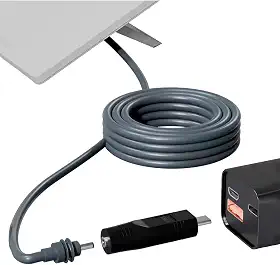 Adaptador Starlink Mini Tipo-C Para DC Powerbank Ligar Cabo Athenix