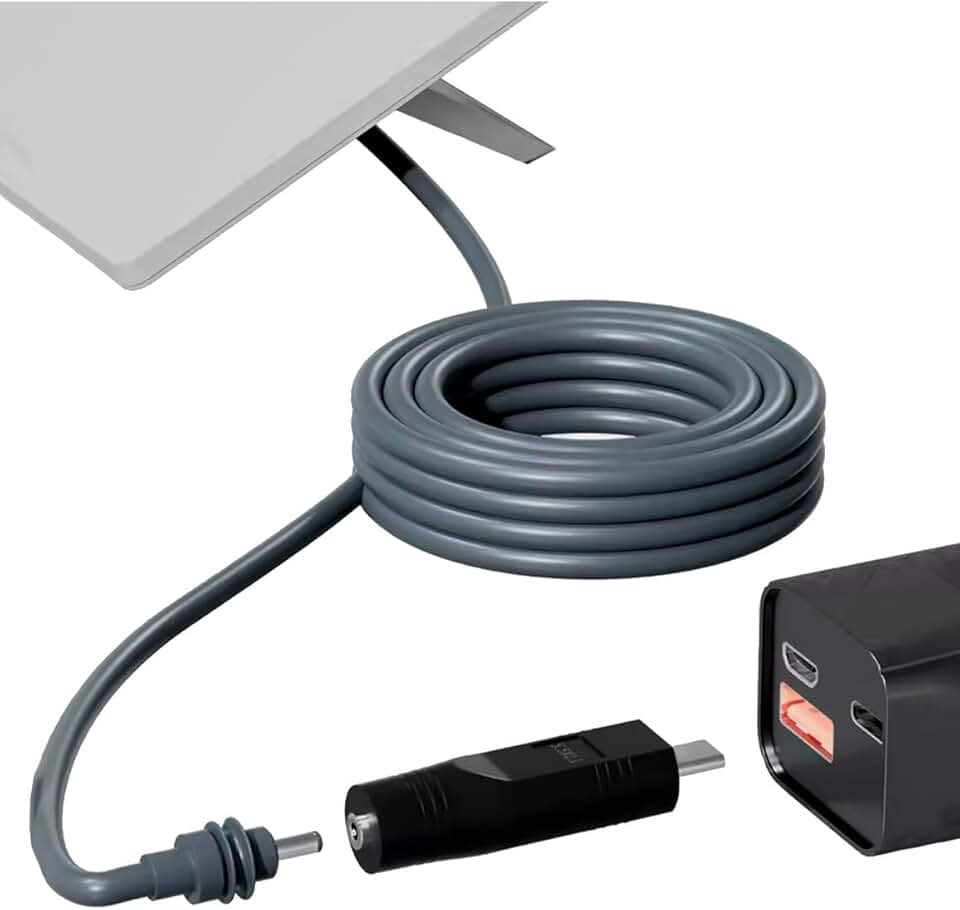 Adaptador Starlink Mini Tipo-C Para DC Powerbank Ligar Cabo Athenix