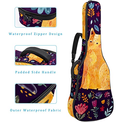 Housse de transport étanche pour guitare avec bandoulière réglable Motif renard mignon, Multicolore 01., 42.9×16.9×4.7… - Les Beatles, Paul McCartney, John Lennon, RIngo Starr, George Harrison Housse de transport étanche pour guitare avec bandoulière réglable Motif renard mignon, Multicolore 01., 42.9x16.9x4.7… – Image 5