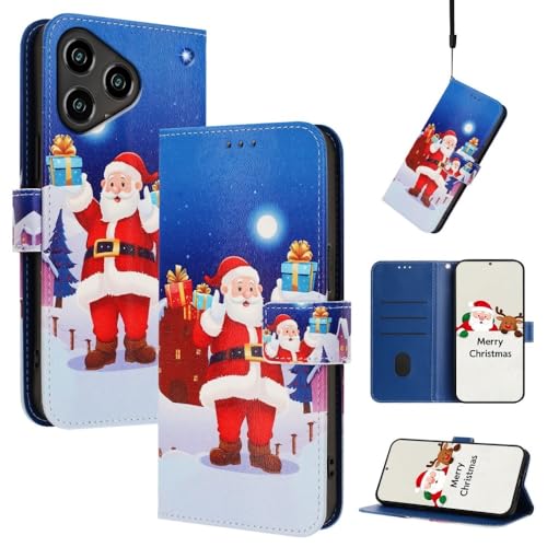 Étui ZTE Blade A35 Lite motif nuit de Noël pour vos fêtes de fin d'année