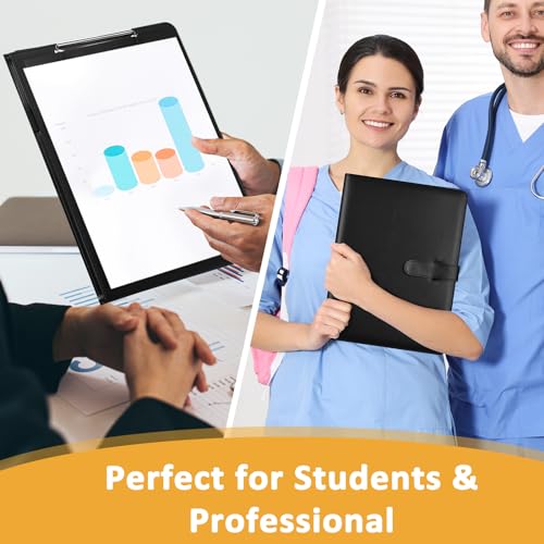 Image of Padfolio Portfolio Clipboard Folder Pacific Mailer Resume Portfolio Folder Legal Document Organizer Legal Pad Holder for Interview School Business Office Conference