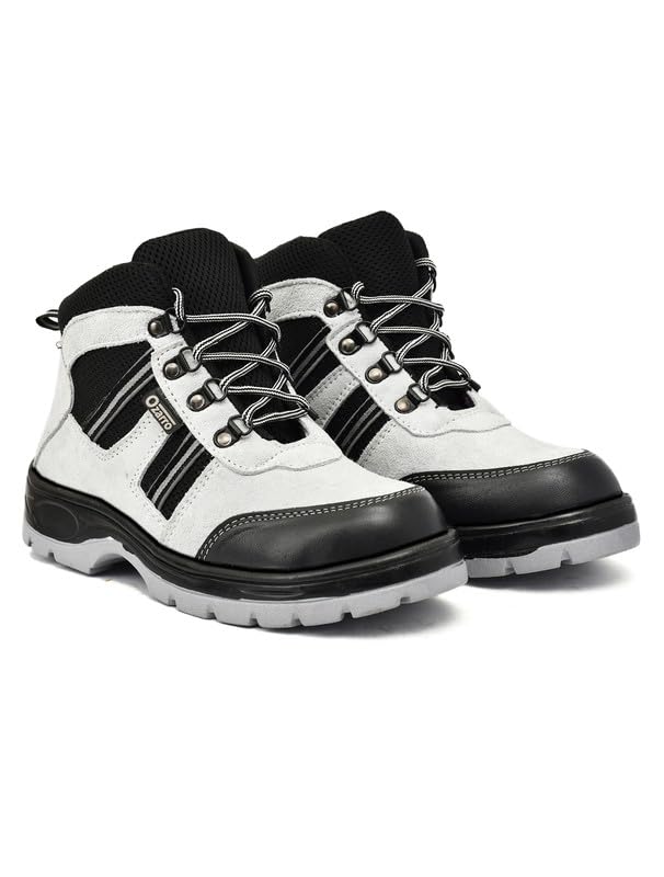 Ozarro Steel Toe Safety Work Shoes | Premium Industrial | Anti-Slip & Steel Toe | Durable Construction | Comfortable Industrial Safety Shoes for Mens (K4412)-picture-33