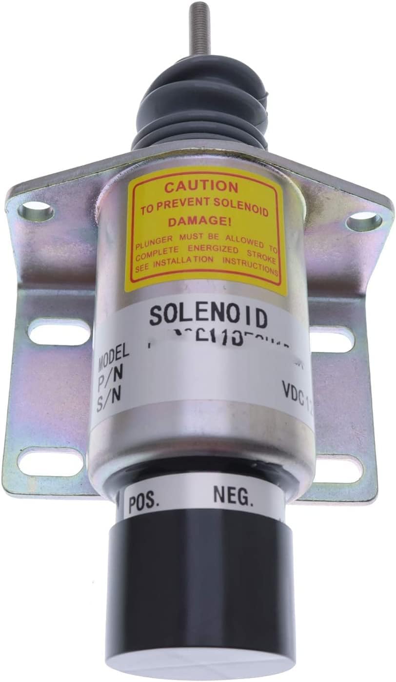 2001-12F2U1B2A SA-2774-A 3740048 12V Stop Solenoid Compatible for JLG 40H 40H+6 45HA Deutz Engine F2L511