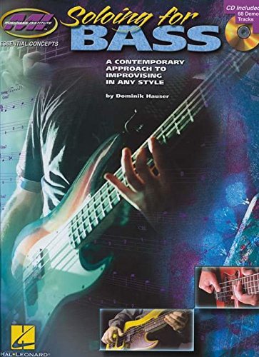 Musicians Institute Soloing For Bass Guitar With Tab Book/Cd