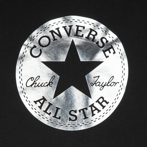 Converse Girls' Cropped Foil Hoodie3