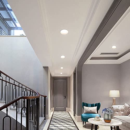Accentrage LED de plafond discret et moderne pour valoriser l'architecture de salon - 5