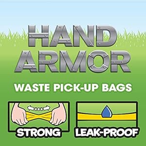 Dog Poop Bags | Extra Thick Waste Pickup Bags with Easy Tie Handles | Easy Dispensing Drawer Pack | 200 Count