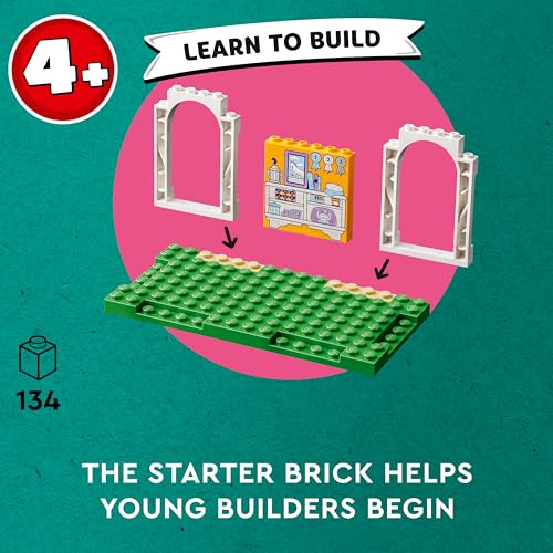 Friends Horse Training 41746 Toddler Building Toy, Great Birthday Gift for Ages 4+ with 2 Mini-Dolls, Stable, 2 Horse Characters and Animal Care Accessories - Lego - Immagine 2