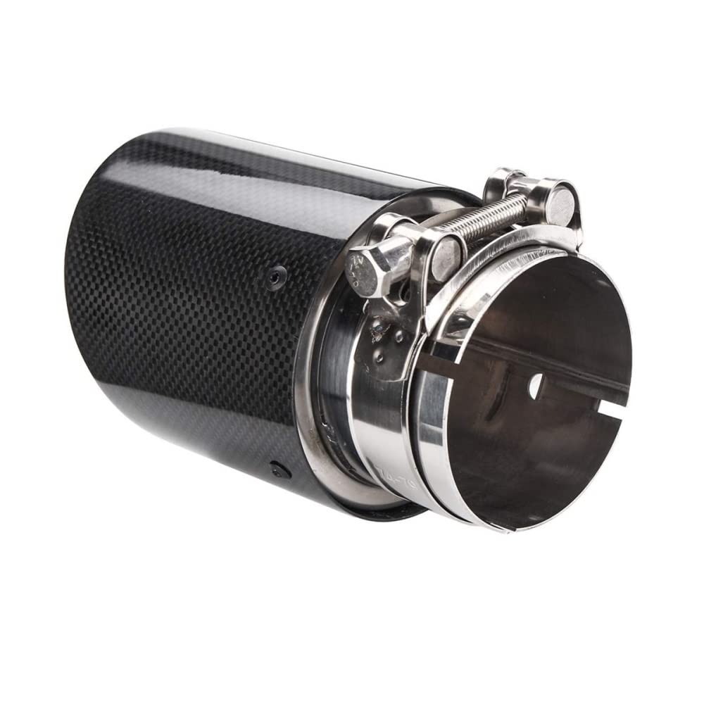 TERMINALE Di Scarico Doppio Universale Auto ACCIAIO Inox Cromato - Foto 10