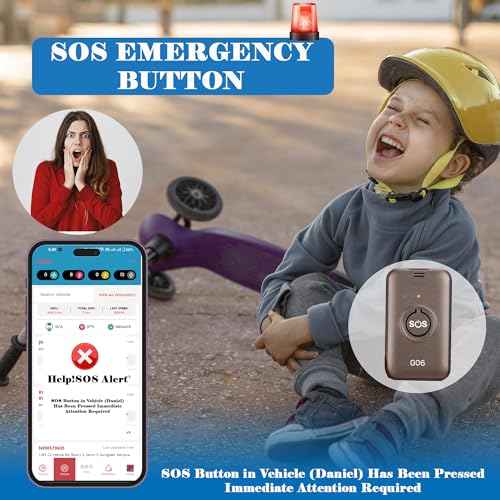 Image of Acumen Track GF-06 Mini Wireless GPS Tracker for Kids, Car & Bike | Real-Time Tracking, Voice Monitoring, SOS Button, Geo-Fence, 850 mAh Battery | iOS & Android App, 1-Year Warranty