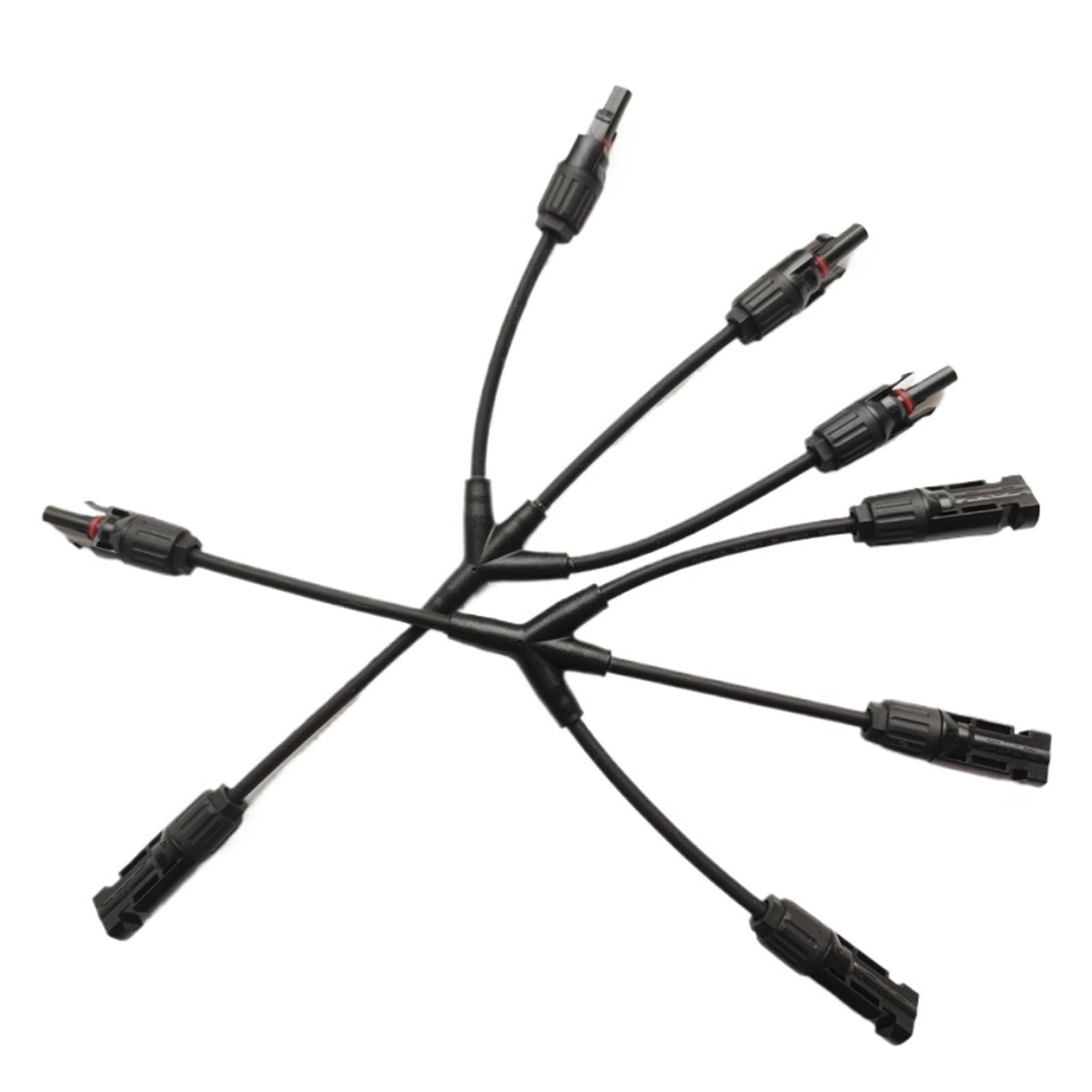 connettore Solare 1-5 Coppie 3Y Branch Solar Parallel Maschio Femmina Connettore Impermeabile IP67 Pannello Solare Cavo Collegare Serie Parallelo Spina(2pairs)