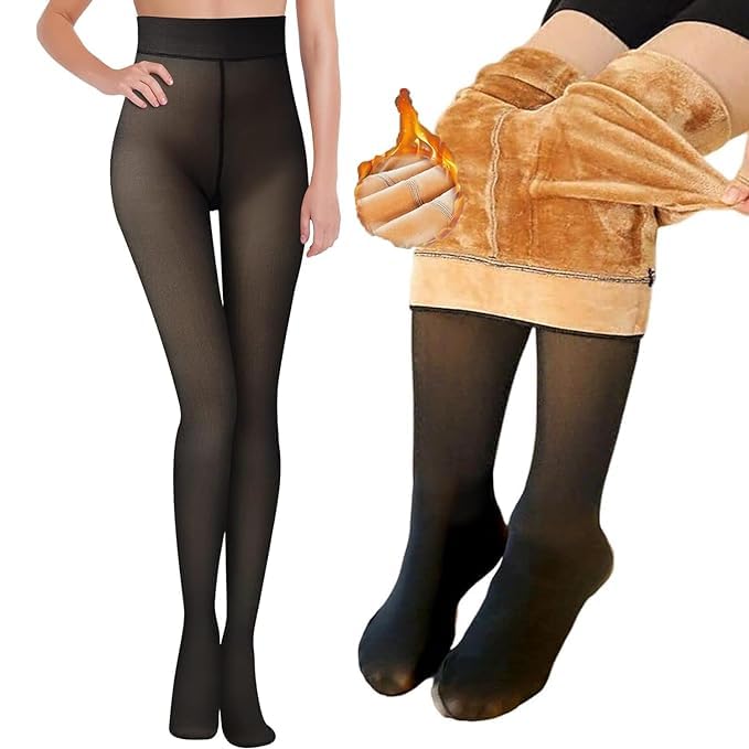 Brachy Winter Warm Full Legs Thigh High Stockings & Fake Translucent Leggings Thermal Pantyhose for Women & Girls Brachy Winter Warm Full Legs Thigh High Stockings & Fake Translucent Leggings Thermal Pantyhose for Women & Girls