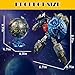 Hapystar Globe Transforming Toy, 2 in 1 Transform into Robot Action Figure, DIY Transformation Figure Toys for Kids & Adults Action Figures for Boys Party Favors Gift