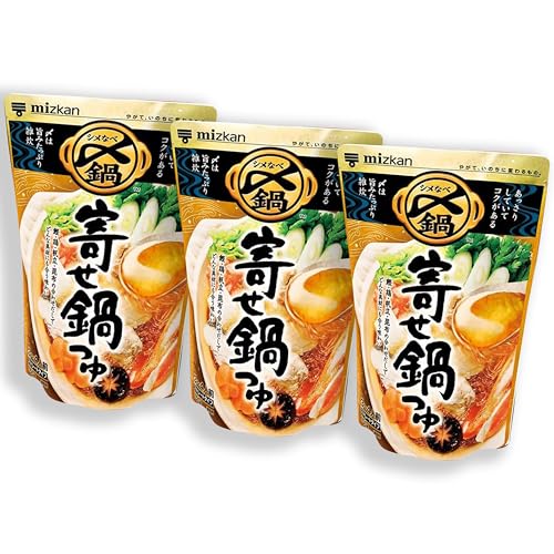 【みのる商事】ミツカン 〆まで美味しい 寄せ鍋つゆ 750g×3個のサムネイル