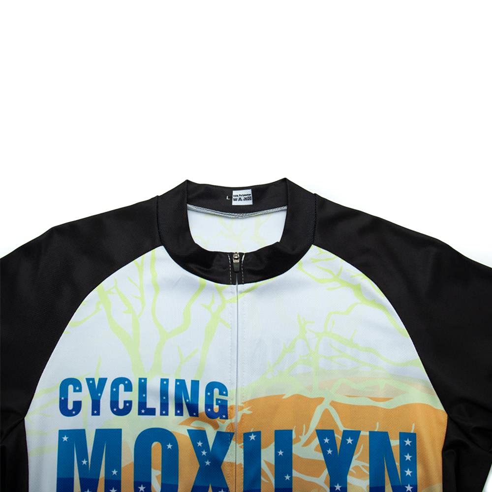 Hombres Jersey + Pantalones Cortos Mangas Cortas de Ciclismo Ropa Maillot Transpirable para Deportes al Aire Libre Ciclo Bicicleta