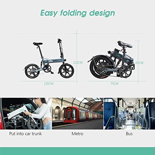 FIIDO D2S Bici Elettrica Pieghevole E-Bike Pneumatici da 16 Pollici  Bicicletta Elettrica Pieghevole Motore da 250 W Watt 6 velocità Cambio per  pendolarismo in Città per Adulti : Sport e tempo libero