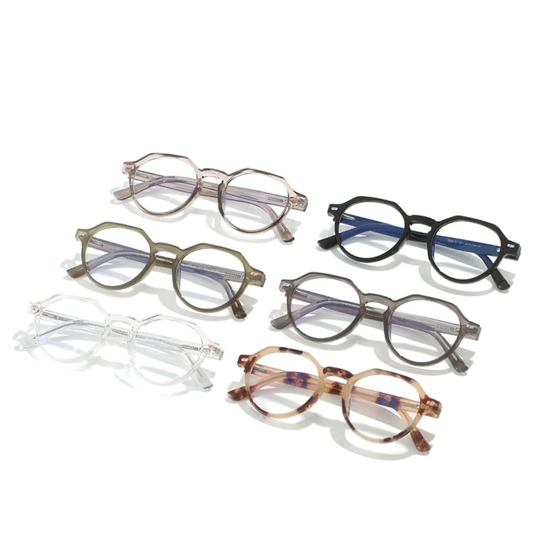 Montura de gafas de sol retro ovaladas TR90, moda para mujer y hombre, bisagra de resorte, protección UV400.