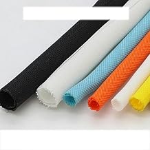 Manguito autocerrable para Tubo de Nyloy Trenzado Aislado, diámetro 5, 8, 10, 13, 16, 19, 25 y 30 mm, Color Amarillo, 25 mm x 1 Metro