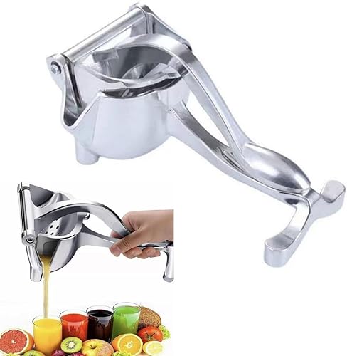 Miniatura 1 de Exprimidor de jugo de frutas, exprimidor de limón de acero inoxidable, exprimidor manual de alta resistencia, exprimidor de limones manual portátil,