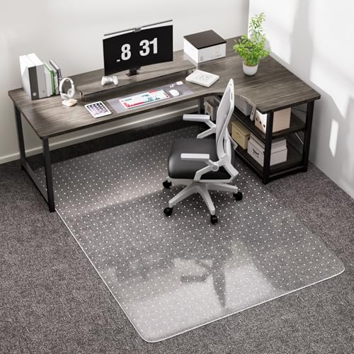 Office Chair Mat for Low Pile Carpet with Lip, 48' x...