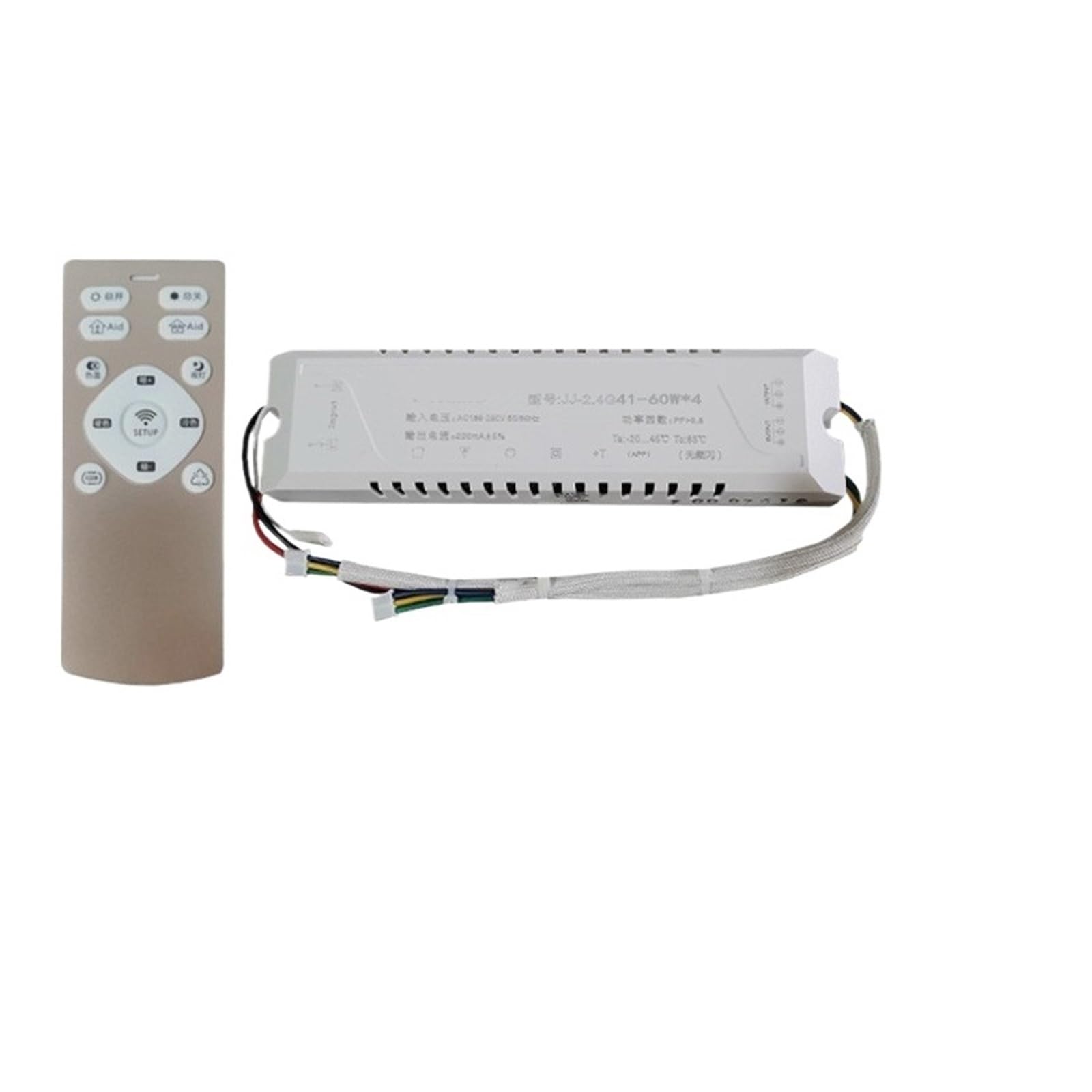 Trois couleurs gradation intelligente pilote LED pour grand lustre 60W