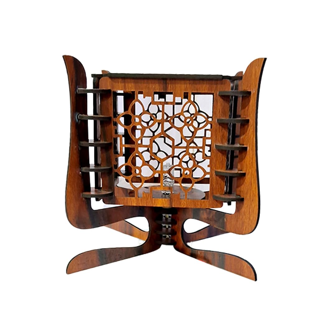 MDF Wooden Table Night Lamp,Wooden,LED Light Lamp Decorative Items for Home, Table Top-image-49