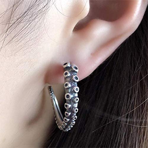 Stainless Steel Gothic Octopus Ear Cuff Helix Piercing Jewelry Stud Earrings For Women #TOP5