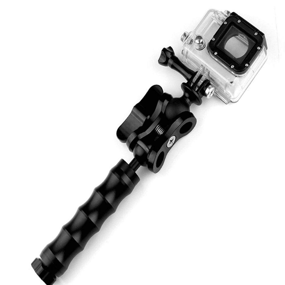 Demeras Morsetto a sfera a farfalla Clip da farfalla Clip in lega di alluminio Adattatore per morsetto Moun per macchina fotografica subacquea