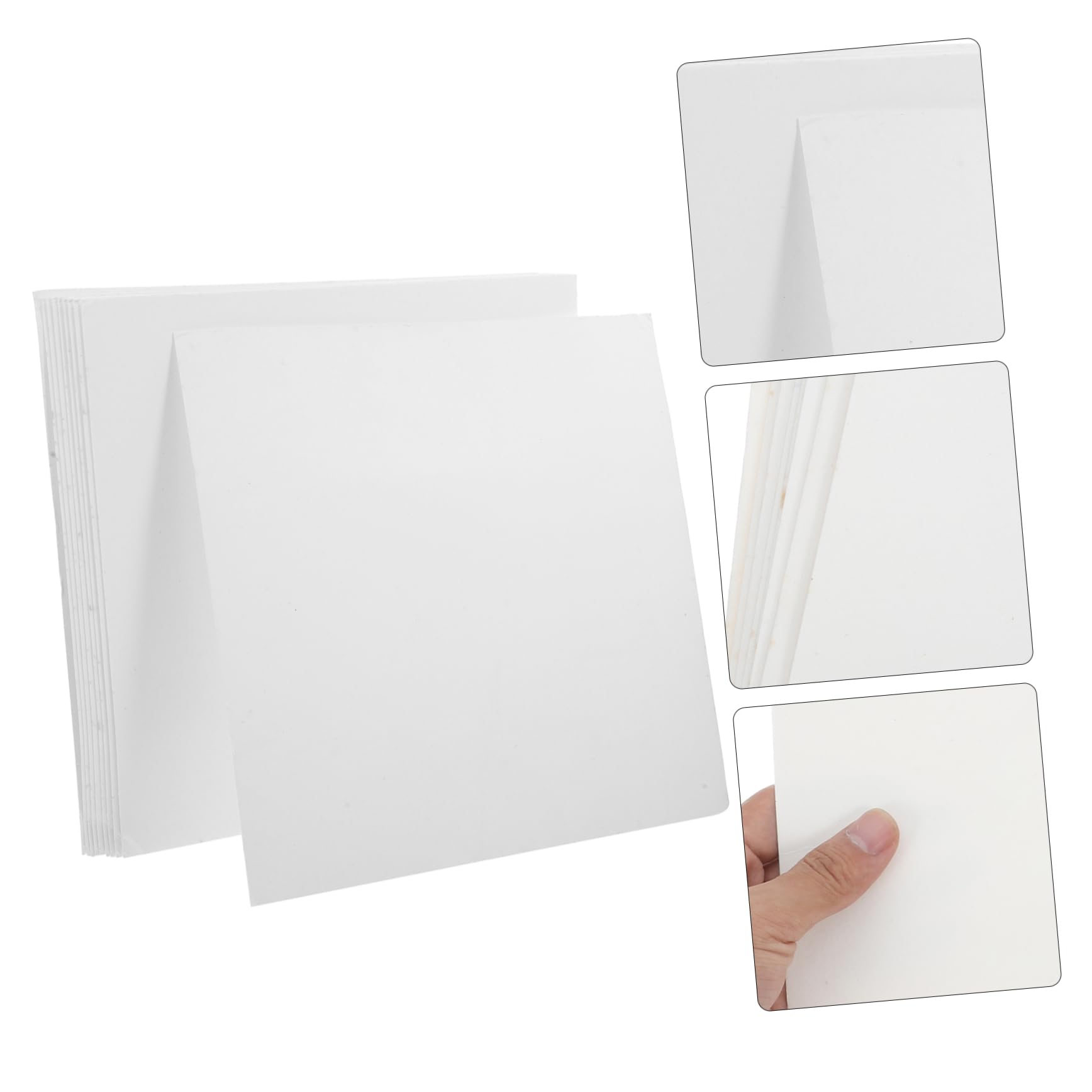 Veemoon 10 Hojas de Papel Absorbente de Aceite Blanco de 30x30cm para Laboratorio Industrial Alta Absorción y Eliminación de Impurezas