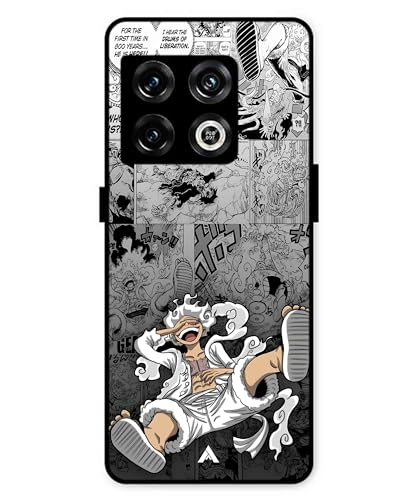 Image of Premium Anime 2 Case for Oneplus 10 Pro (Glossy Finish) Soft-Touch Metal TPU Back Cover, Shockproof, Designer, Aesthetic Mobile Phone Case