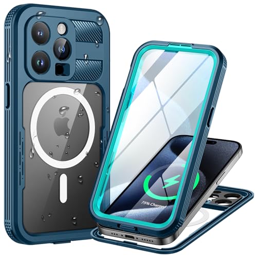 Lanhiem for iPhone 15 Pro Waterproof Case